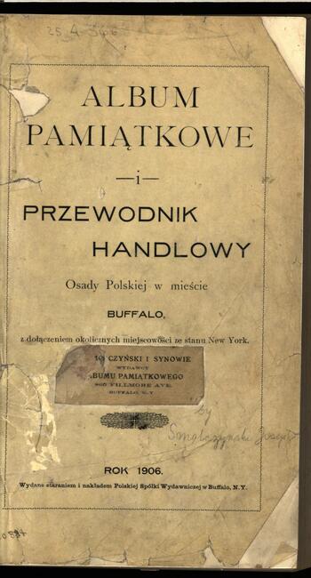 title page of Album Pamiatkowe