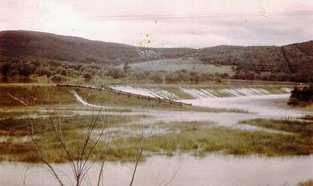 overflowing dikes in Portville