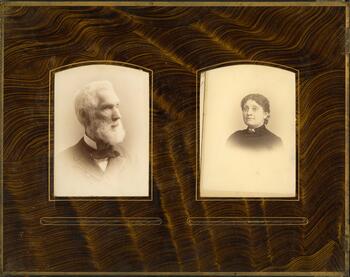 Photograph of a man and a woman