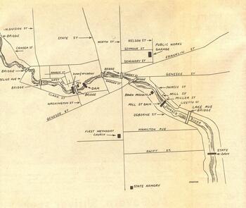 map of dams in Auburn