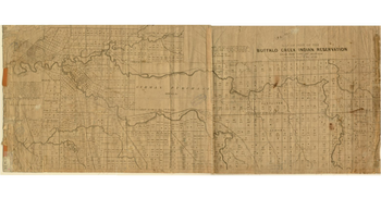Map of the Buffalo Creek Reservation
