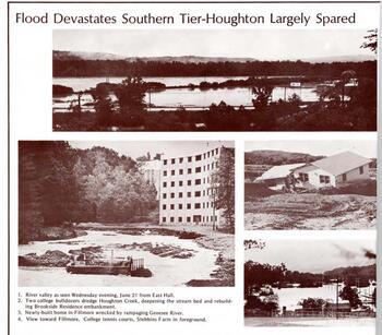 pictures of 1972 flooding near Houghton College