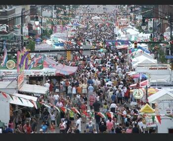 View of 2022 Italian Festival