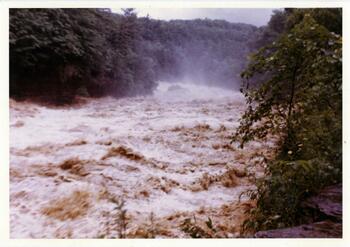 flooding at Letchworth State Park
