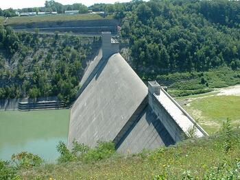 Mount Morris Dam, present day