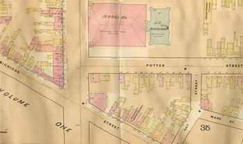 Michigan Street Baptist Church map