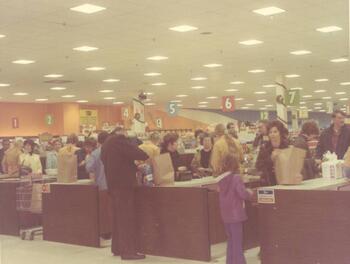 View From Inside Fay's Drug Store After Urban Renewal