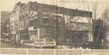 Buildings marked for demolition in Salamanca