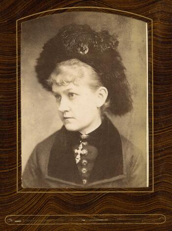Photograph of a young woman