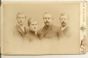 Bethune, Bethune & Fuchs and an unidentified apprentice photo from the late 1880s