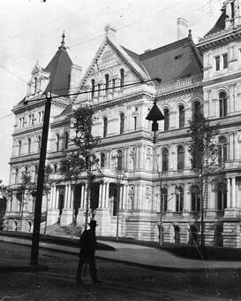 Black and white photograph