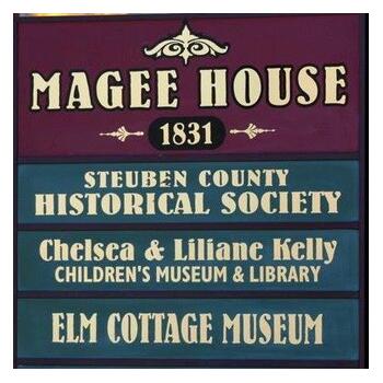 Sign from the Magee House